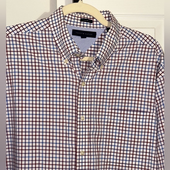 Tommy Hilfiger Other - Tommy Hilfiger Custom Fit Blue Long Sleeve Button Down Men’s 17 1/2